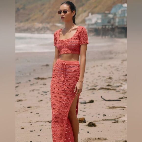 L*Space Sweetest Thing Crochet Top NWT - Picture 4 of 10